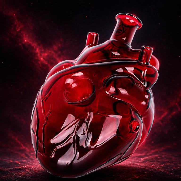 Be My Heart Glass Hand Pipe