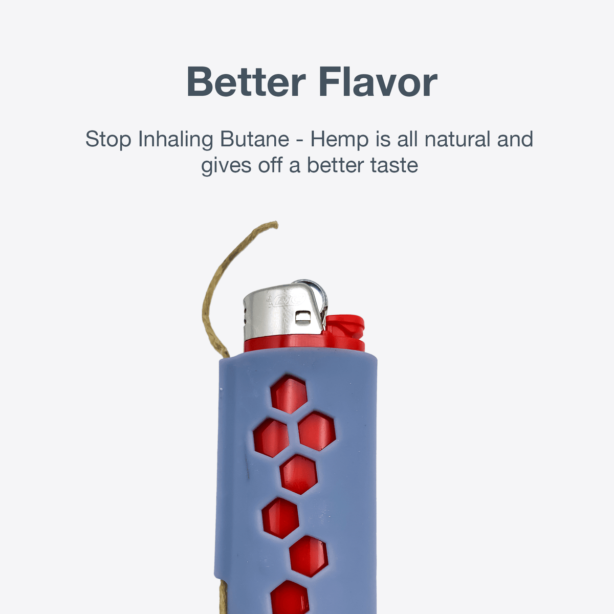 Hemp Wick Lighter Case