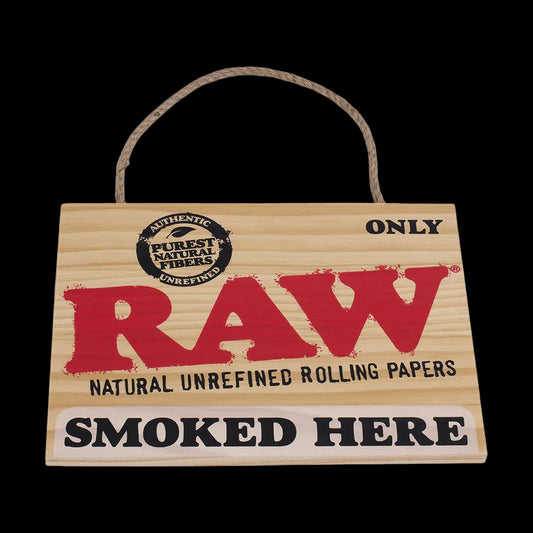 RAW Small Wooden Sign