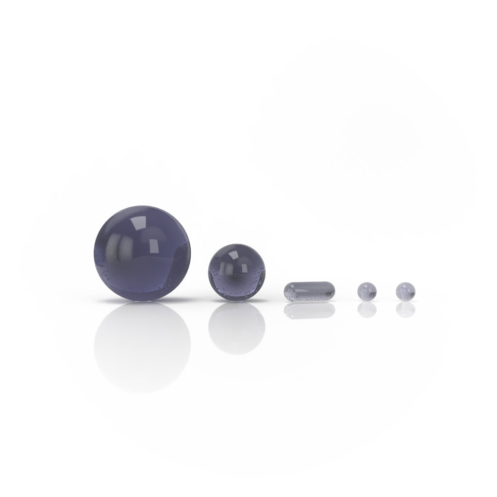 Ghost Glass Marble Set- 5 Peice