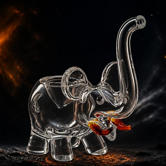 Elephant Glass Hand Pipe