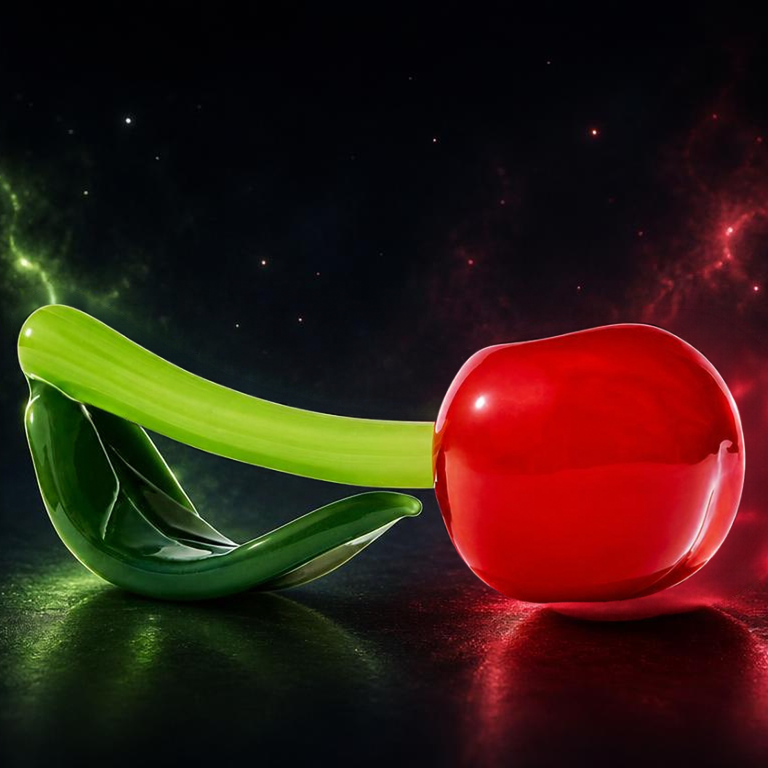 Cherry Hand Pipe by Edie Parker