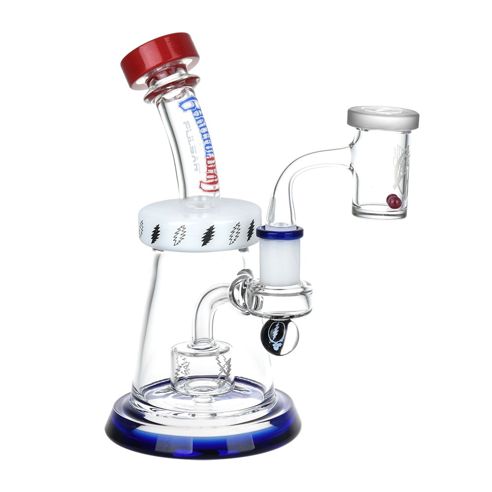 Grateful Dead x Pulsar Lightning Bell Dab Rig Set