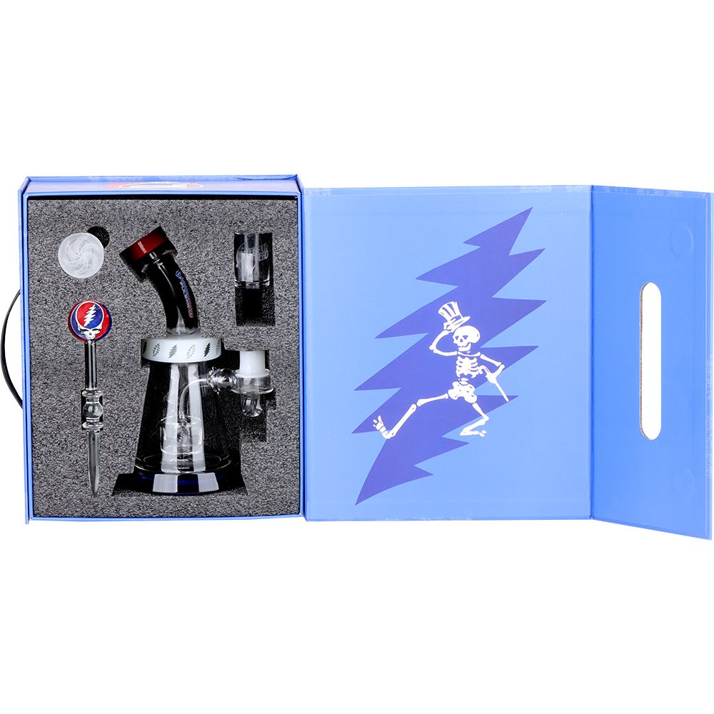Grateful Dead x Pulsar Lightning Bell Dab Rig Set