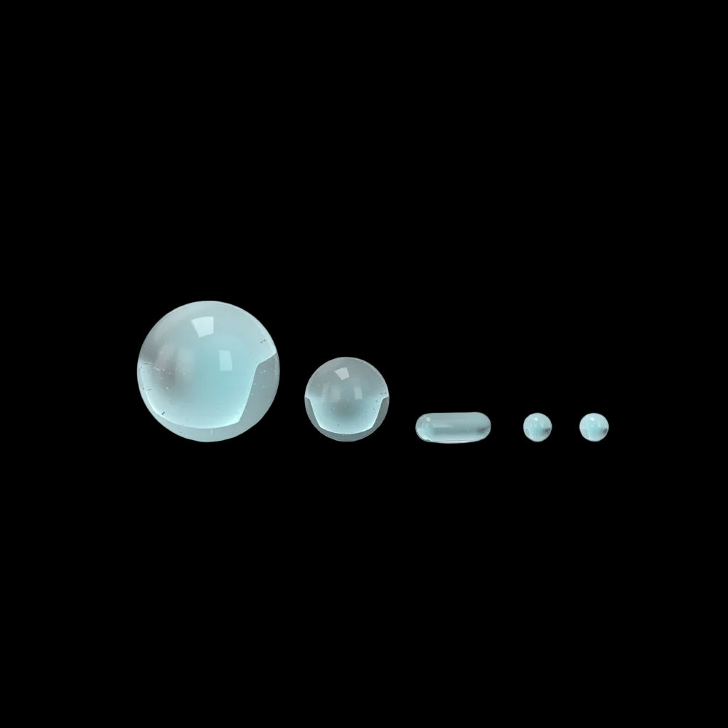 Ghost Glass Marble Set- 5 Peice